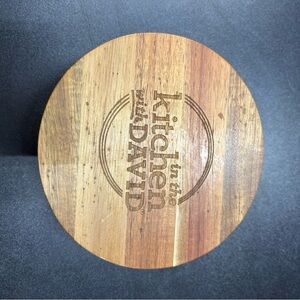 Kitchen in the Wild David Wooden Round Serving Board - Natural Wood